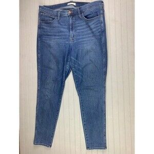 Madewell Size 32 Womens Jeans 10"  High Rise Skinny Stretch Med Wash